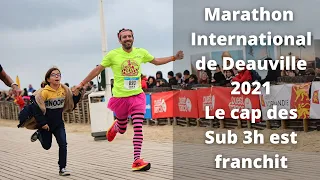Marathon Deauville 2021 le cap du sub 3h est franchit !