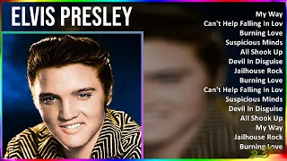 Elvis Presley 2024 MIX Grandes Exitos - My Way, Can't Help Falling In Love, Burning Love, Suspic...