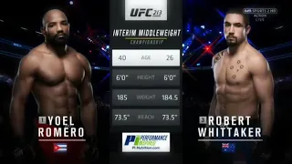 Yoel Romero vs Robert Whittaker Highlights