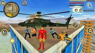 Iron Rope Hero: Vice Town City Crime Simulator #4 - Android Gameplay