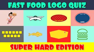 🍟 Guess the Fast Food Logo Quiz 🍔 HARD edition 🥤