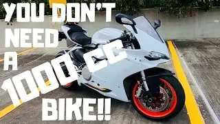 WHY YOU DON'T NEED A 1000cc BIKE!!! And Advice No one talks about!!