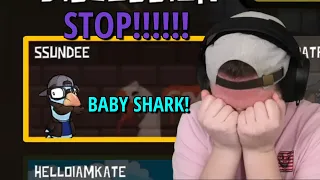 SSundee sings Baby Shark and Hey There Delilah