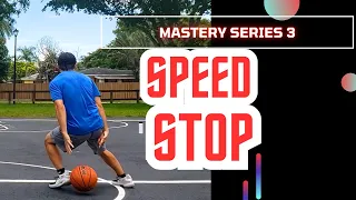 BASKETBALL DRIBBLE MASTERY #4 "SPEED STOP" Learn to Create Space | 2 DRILLS ONLY