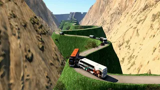 World’s Most Dangerous Roads | deadliestroads | EXTREMELY HIGHSPEED & SKILLED SCANIA BUS DRIVING