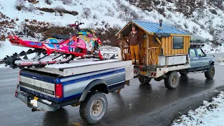 The Coldest Nomadic Gathering in the World | Winter Truck Camping in Alaska