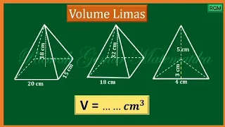 Menghitung Volume Limas #limas #volumelimas
