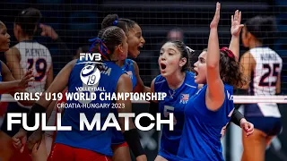 DOM🇩🇴 vs. PUR🇵🇷 - Full Match | Girls' U19 World Championship | Playoffs 13-14