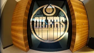 Oilers Walk From Dressing Room