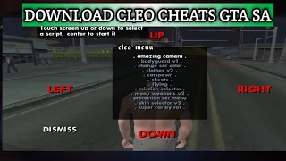 How To Download CLEO CHEATS GTA San Andreas Android   CLEO Mods: Download and Install Cheats Easily"