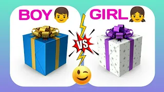 choose girl 👧 Vs boy 👦 gift box this video enjoy