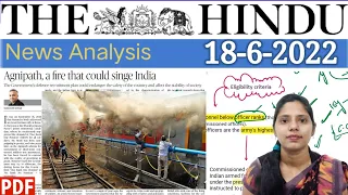 18 June 2022 | The Hindu Newspaper Analysis in English | #upsc #IAS