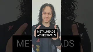 Types of Metalheads at festivals & concerts #metalheads #shorts #metalhead