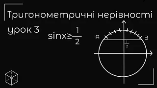 Тригонометричні нерівності урок 3