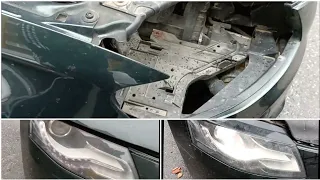 Audi A4 B8 Removel Headlight How to Replace / Change Xenon Bulb