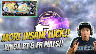 MORE INSANE LUCK!! RINOA BT & FR PULLS! Dissidia Final Fantasy: Opera Omnia