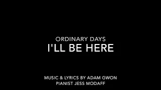 I'll Be Here from Ordinary Days - Piano Accompaniment