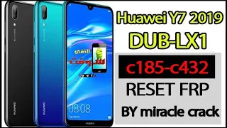 Huawei Y7 2019 DUB LX1 (C185-C432 ) Remove Google Account, WITHOUT ANY BOX