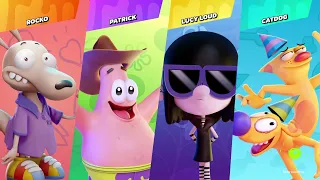 Request:Rocko Vs Patrick Vs Lucy Loud Vs CatDog|Nickelodeon All-Star Brawl