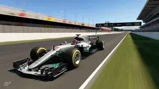 GT SPORT - Mercedes-AMG F1 W08 EQ Power+ 2017 - Circuit de Barcelona-Catalunya - 1:19.528