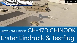 CH-47D Chinook - Miltech Simulations - Erster Eindruck & Testflug ★ MSFS 2020