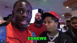 Gervonta Davis And Broner Come To Vegas To Watch Richardson Hitchins Fight | EsNews Boxing