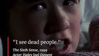 Movie Quotes - The Sixth Sense, 1999