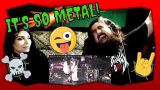 Babymetal - Kamiband dancing and singing (Funny Moments) | METTAL MAFFIA | REACTION | LVT AND MAGZ