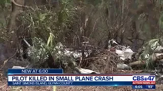 Small plane crash on St. Simons Island kills pilot