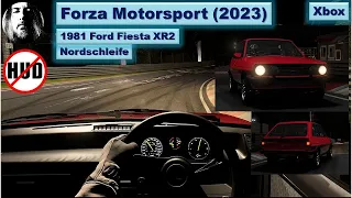 Forza Motorsport - Nordschleife - 1981 Ford Fiesta XR2 - Ohne HUD - Cockpit View - Xbox Series X