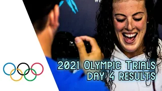 Allison Schmitt Cements Her Comeback By Making Her 4th Olympics || 2021 Olympic Trials Day 4 Results