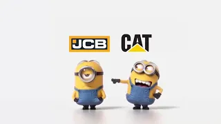 Backhoe Loader JCB vs Caterpillar Minions Style