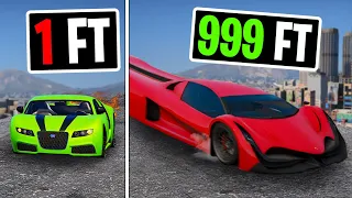 everytime I CRASH my SUPERCAR gets LONGER.. GTA 5 RP