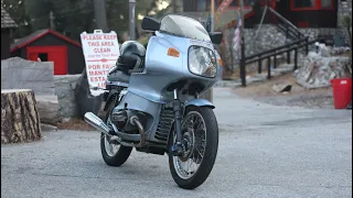 BMW R100RS run to Crystal Lake Store