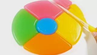 DIY How to Make Jelly Gummy Pudding Make Chrome Logo Mix Cut Jelly Play | Ding-Dong Toys