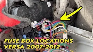 Nissan Versa & Tiida Fuse Box Locations on 2007-2011