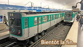 Le matériel roulant MP59 du métro de Paris, les derniers instants