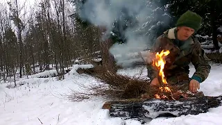 КАК РАЗВЕСТИ КОСТЕР В ЗИМНЕМ ЛЕСУ