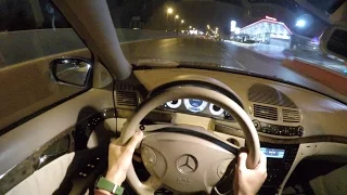 Mercedes-Benz E320 W211 Night POV 2.7K