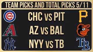 MLB Picks and Predictions Today 5/11/24 | MLB Picks Today 5/11/2024