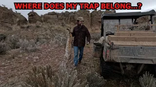 SET LOCATION FOR BOBCAT TRAPPING.... Also,  " I put my trap under their feet" theory explained