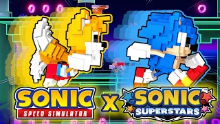 Pixel Sonic & Cyber Station World Is Here! (Sonic Speed Simulator Testing)