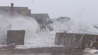 Scituate Roads Flood During Morning Snowfall