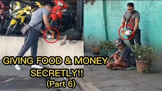 GIVING FOOD & MONEY SECRETLY🇵🇭 ( PART 6) || Jeremie Pompong Vlogs