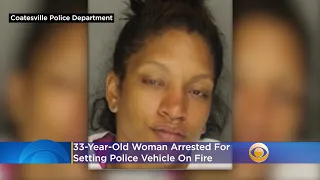 33-Year-Old Woman Arrested For Setting Police Vehicle On Fire