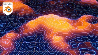 Build a Stylized Topographic Landscape in Blender!