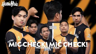 MIC CHECK PLAYOFF MPL MY SEASON 8 : HOMEBOIS VS RSG