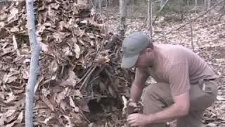 Survival / Transition Shelter - Debris Hut Door