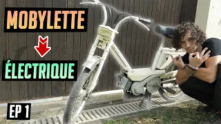 I convert a Peugeot 101 moped to electric!