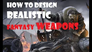 How to Design REALISTIC SWORD & WEAPONS for FANTASY worlds - Writing, Roleplaying, Art